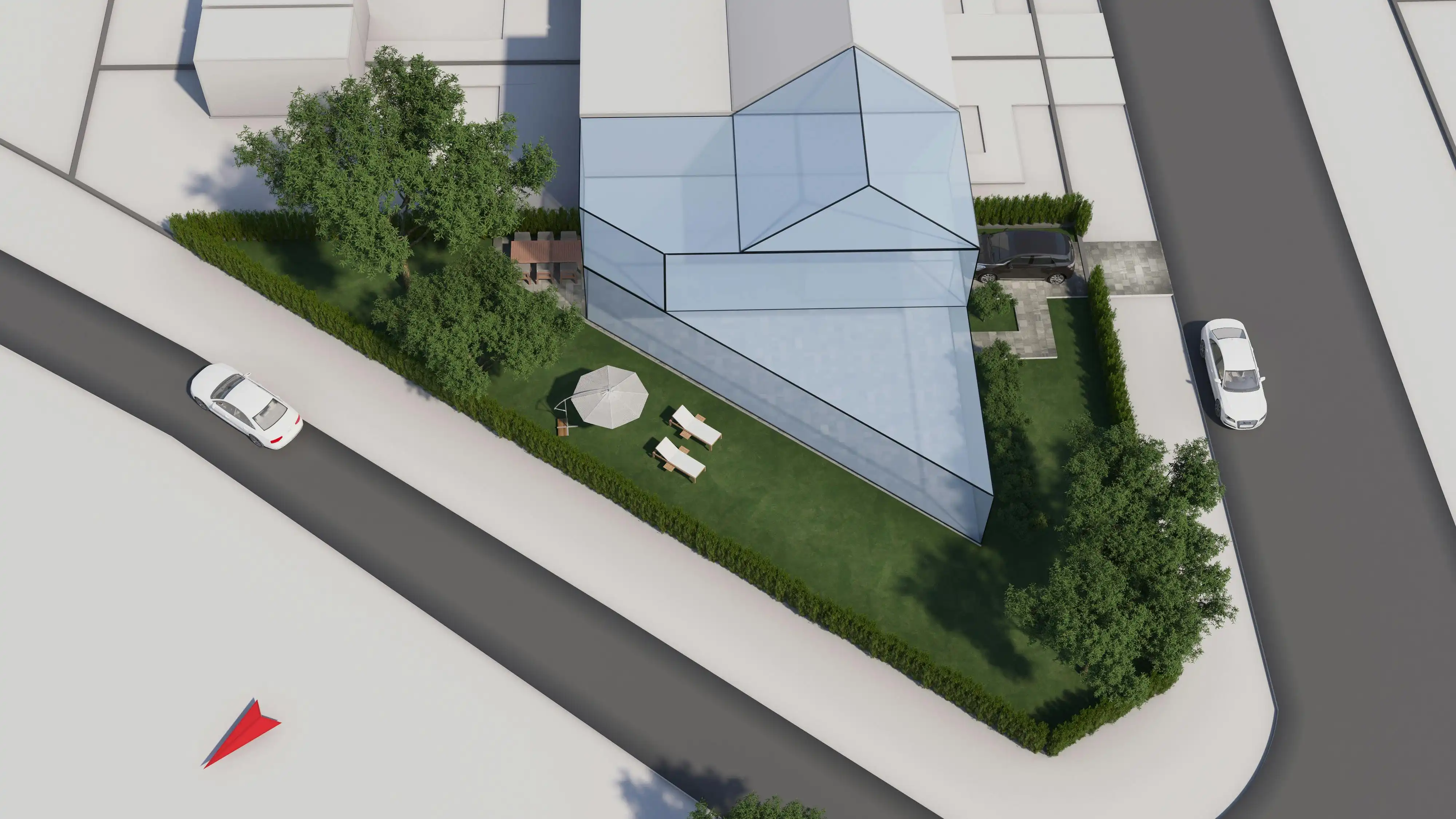 Lot 4 bouwgrond van 508m² voor halfopen bebouwing in Kontich foto 2