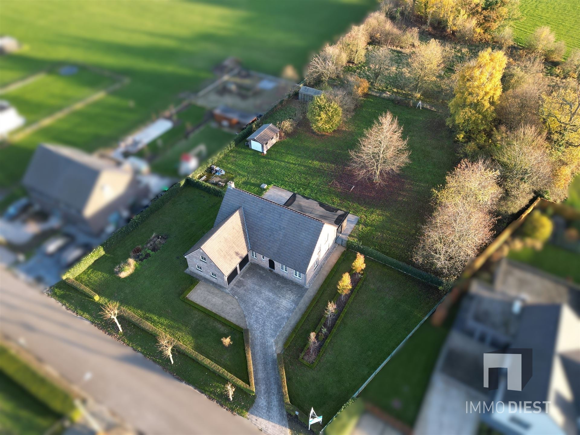 Villa met 5 slpk op 74,11are en zuidgerichte tuin foto 2