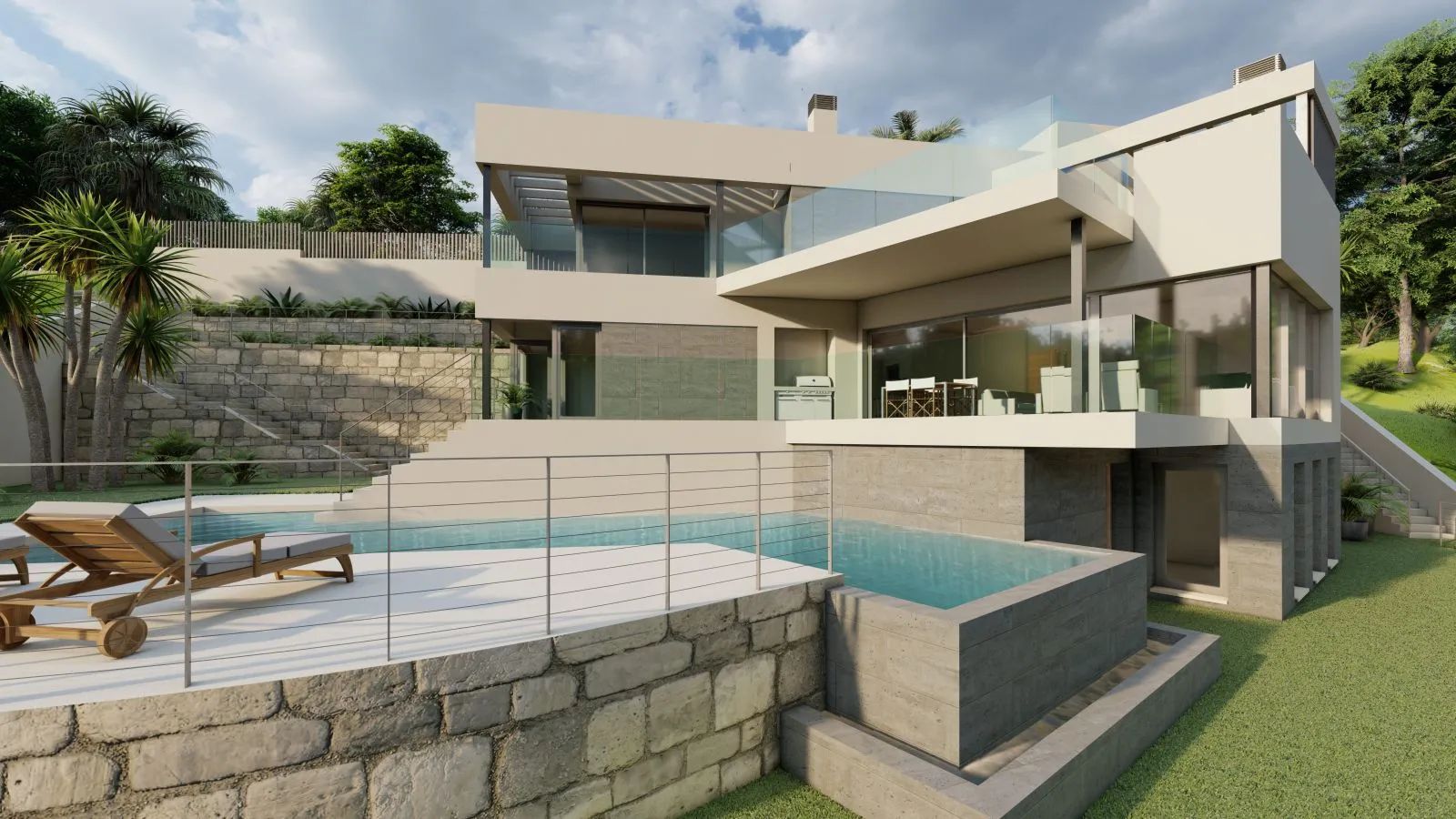 Betoverend wonen: luxe villa met panoramisch bergzicht, elegant design en serene ligging nabij Mijas foto 2