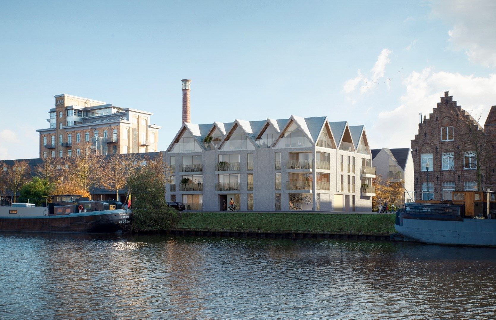 Nieuwbouwappartement met 2-slaapkamers te Kristus-Koning (Brugge) foto 2