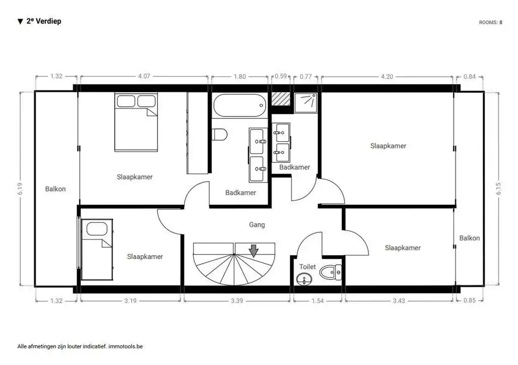 Architecturale designwoning met 4 slpk en garage foto 17
