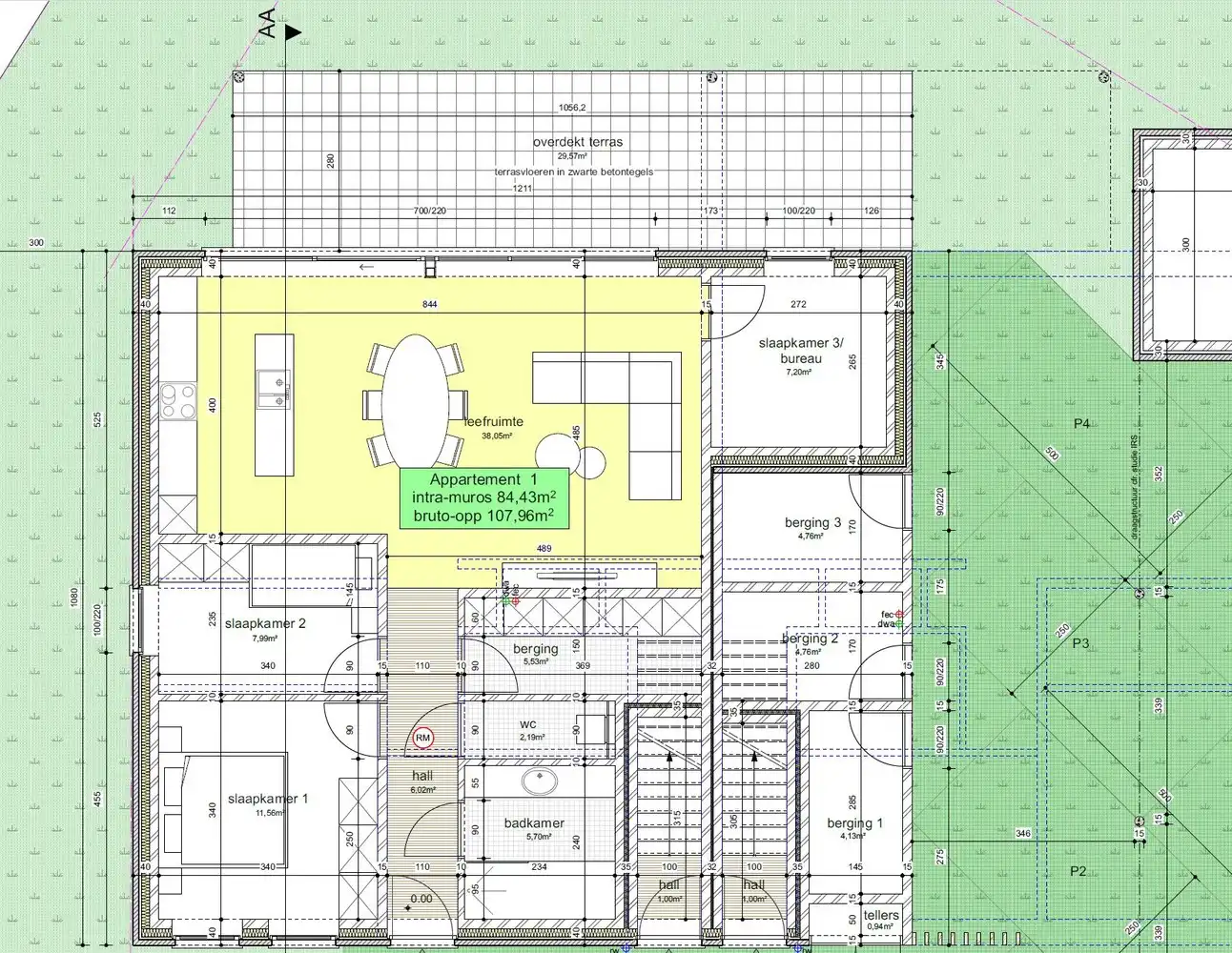 RESIDENTIE GROENE DREEF: Kleinschalig project van slechts 3 appartementen (97-108m²) foto 7