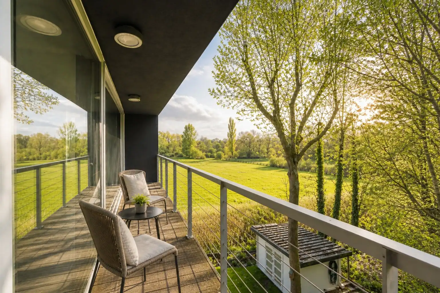 Prachtig 3-slaapkamer appartement en autostaanplaats in rustige en groene omgeving foto 9