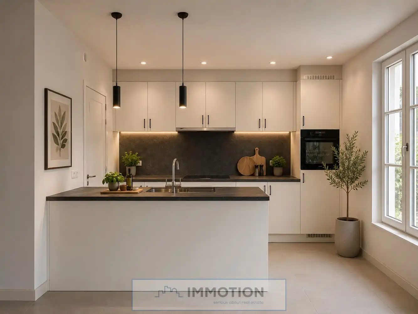 Nieuw appartement met 2 slaapkamers, parking en kelderberging - te huur Zwevegem centrum foto 2