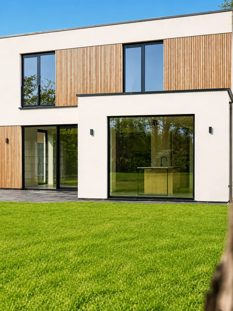 Moderne BEN-villa op 12 are met zuidgerichte tuin foto 26