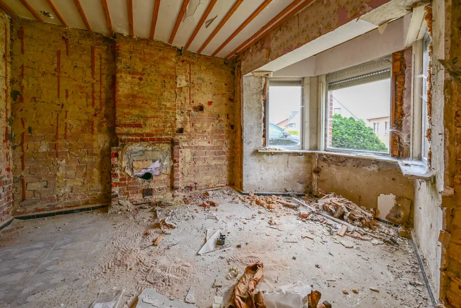 Te renoveren halfopen bebouwing op 1100m2 te Zwevezele foto 12