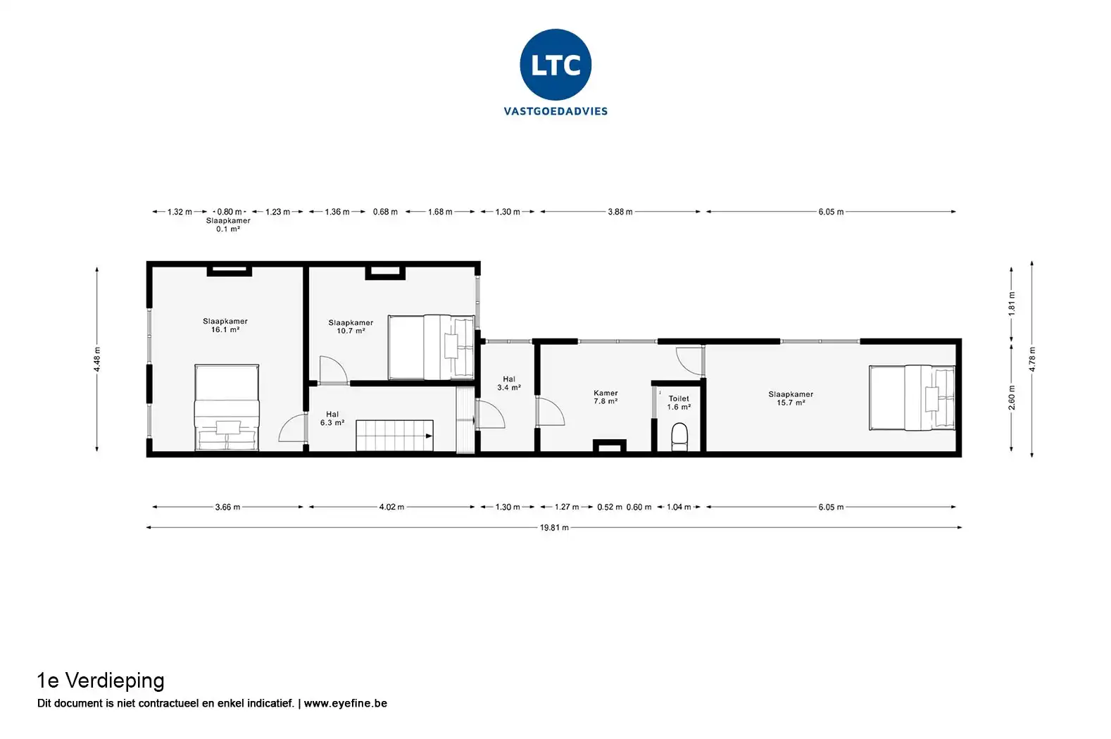 Instapklare rijwoning met 3 slaapkamers en een ruime tuin op de Tiense stadsrand. foto 24