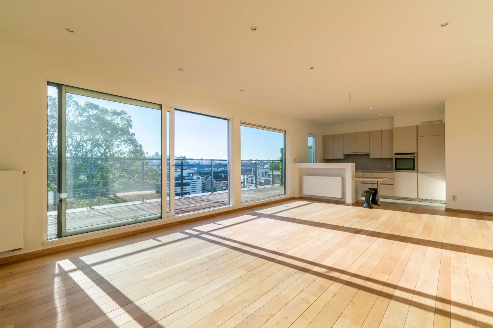 LICHTRIJKE PENTHOUSE MET 2 PANORAMISCHE TERRASSEN ! foto 5
