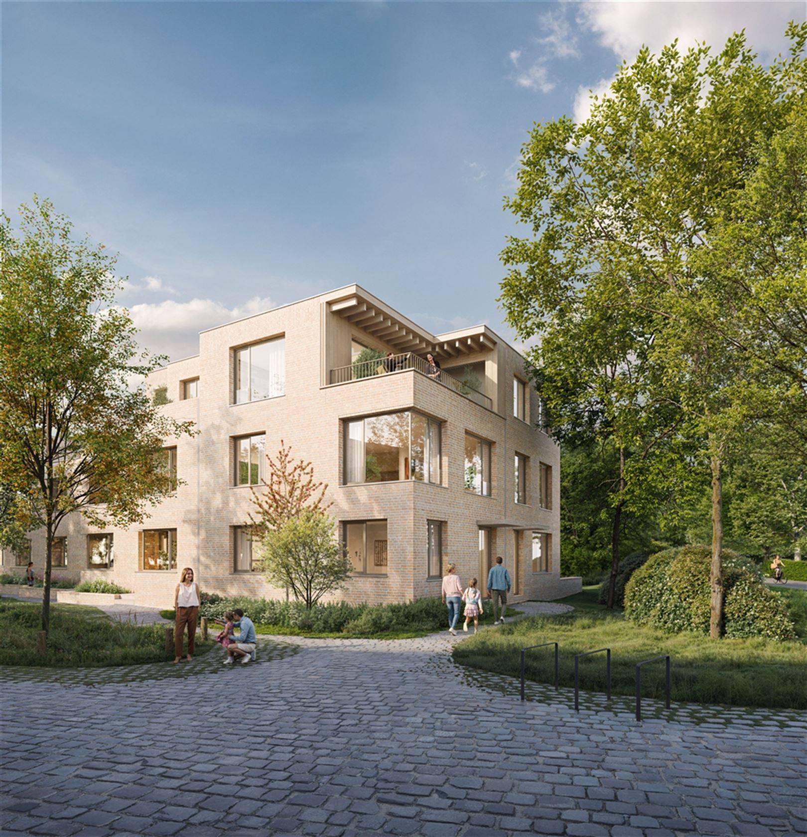 Nieuwbouw gelijkvloers kantoor in project Het Porfier te Sint-Amandsberg foto 2