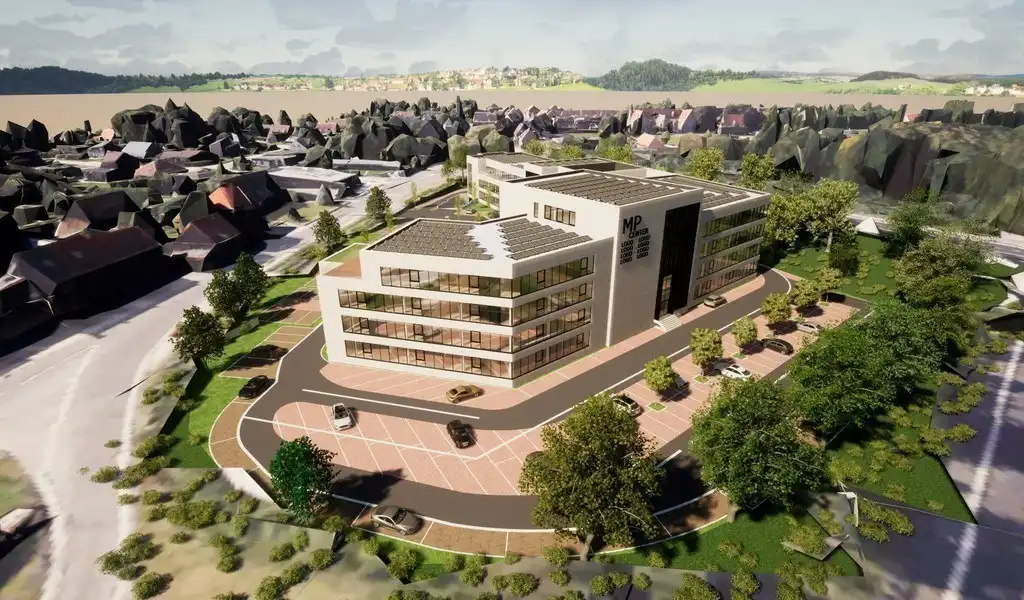 High-end kantoren met terras te huur in duurzaam renovatieproject The Curve aan E40 in Drongen foto 10