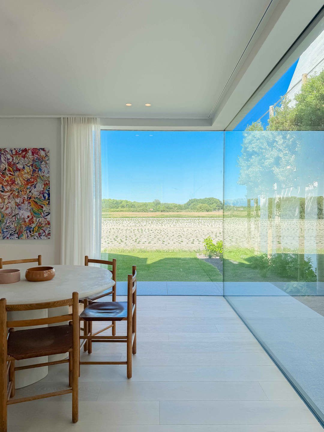 Nieuwbouwvilla - panoramisch zicht over de polders! foto 9