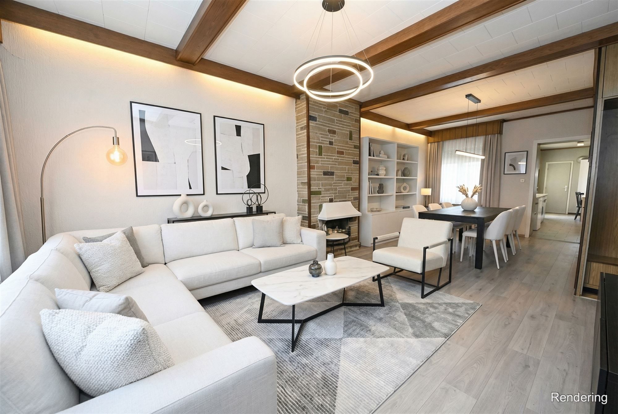 Te renoveren woning met 2 (mogelijk 3) slaapkamers en tuin. foto 4