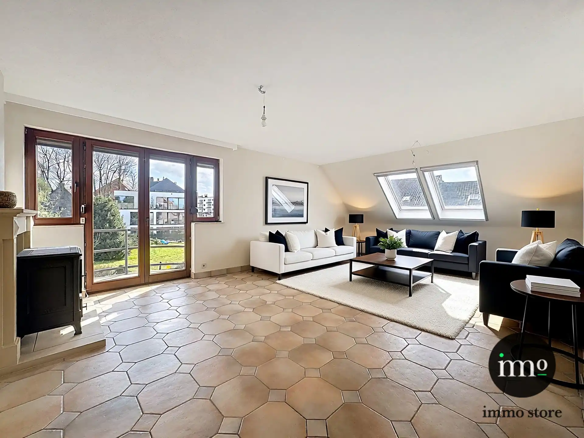 Appartement 2 kamers met ruim terras in het centrum van Dilbeek! foto 5