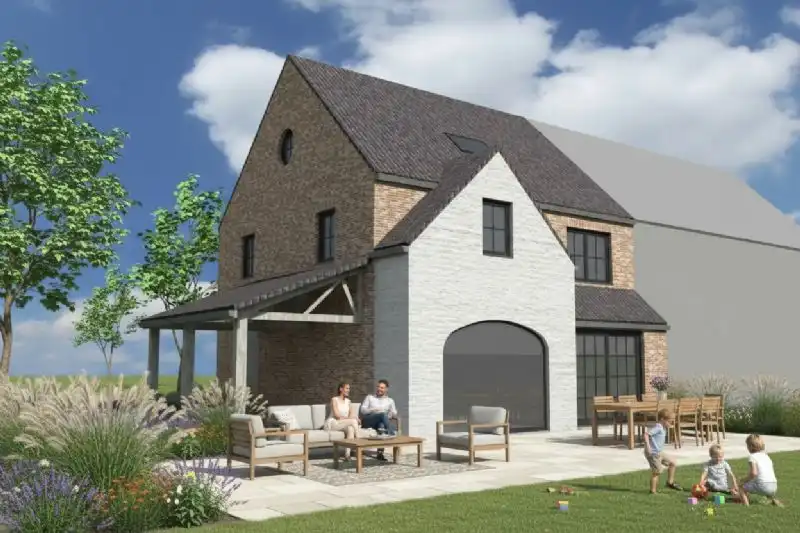 Nieuw te bouwen halfopen woning te Brakel. foto 2