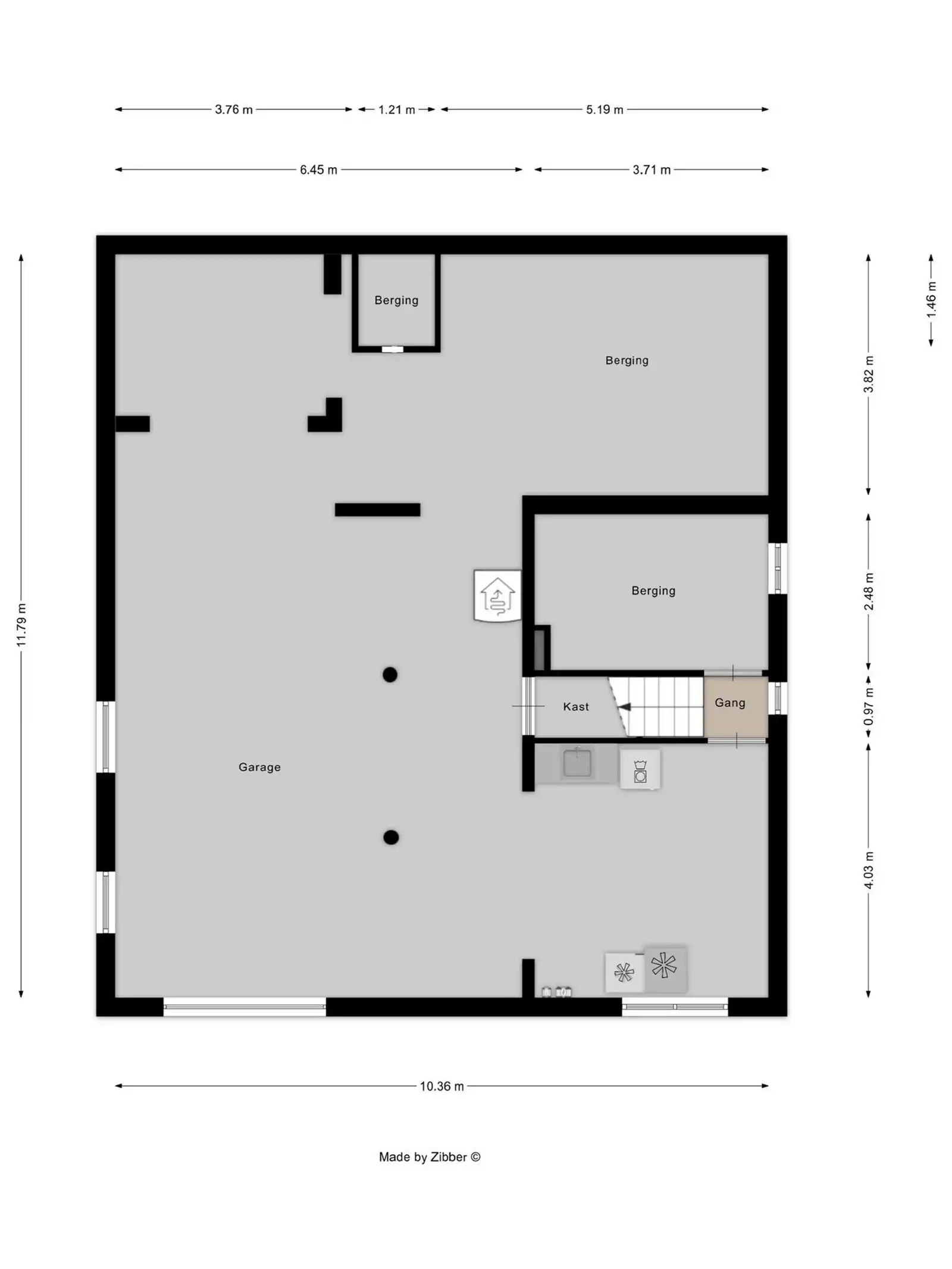 Vrijstaande woning met 2 slaapkamers en tuin  foto 14