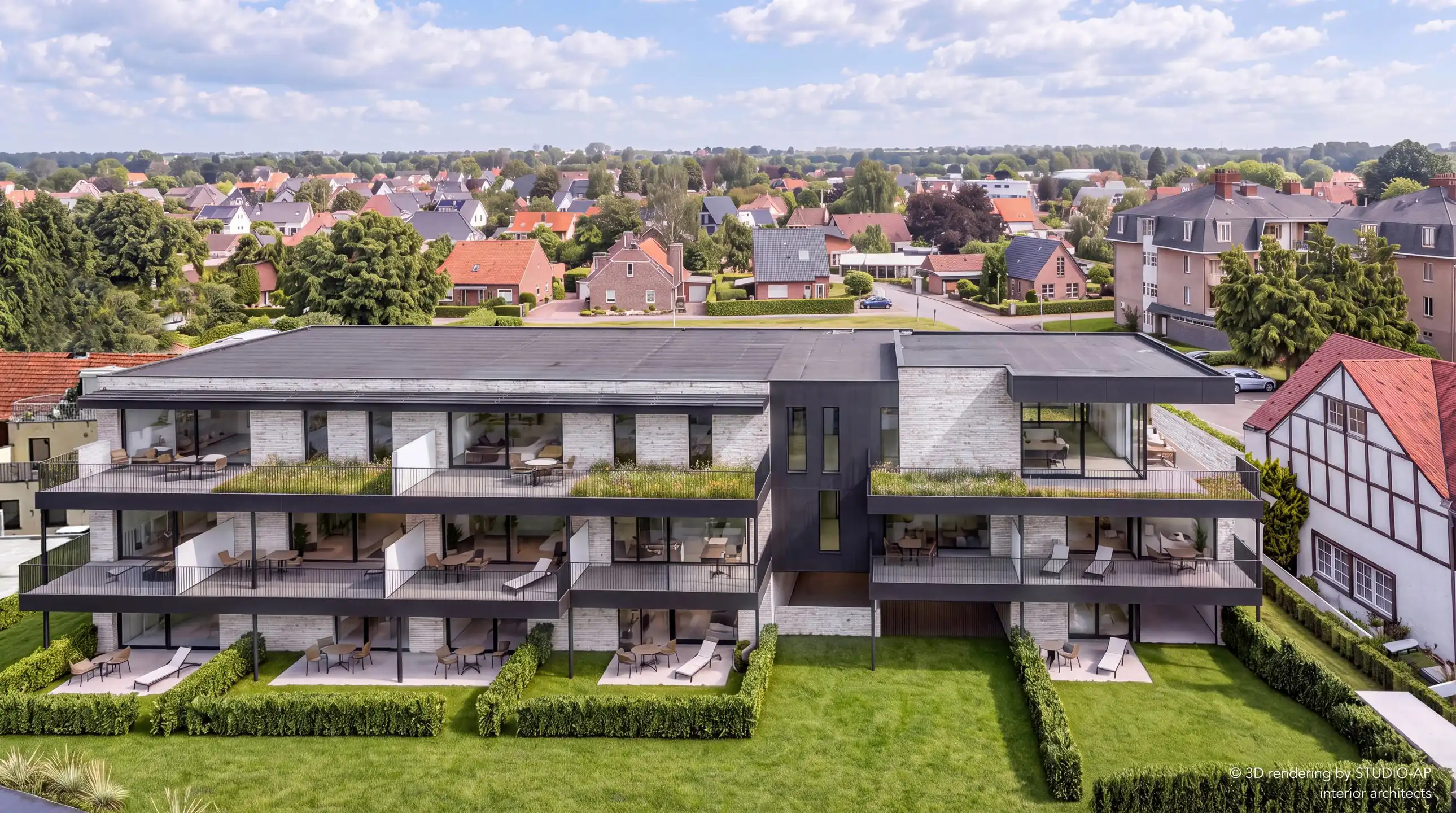 Gelijkvloers appartement met private tuin op het westen  foto 2