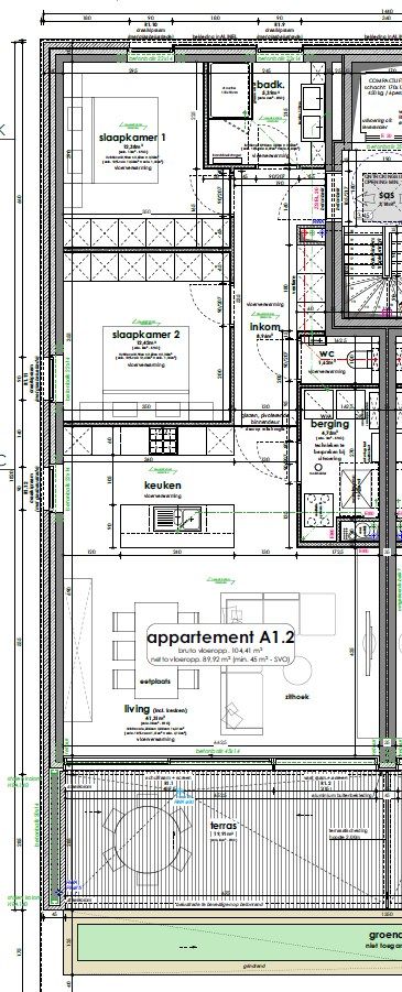 Nieuwbouw appartement met 2 slaapkamers nabij centrum Oostrozebeke foto 8