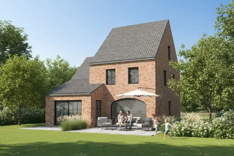 Nieuw te bouwen alleenstaande woning met vrije keuze van architectuur te Oudenaarde. foto 3