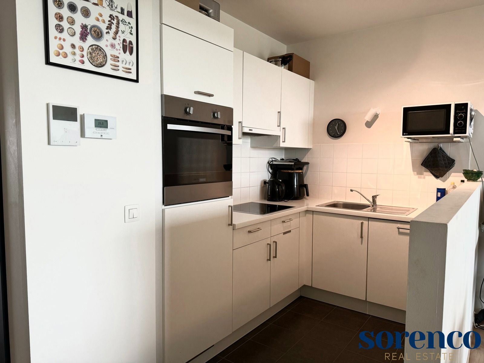 Lumineus 2 slaapkamer app. met terras te Antwerpen + P foto 5