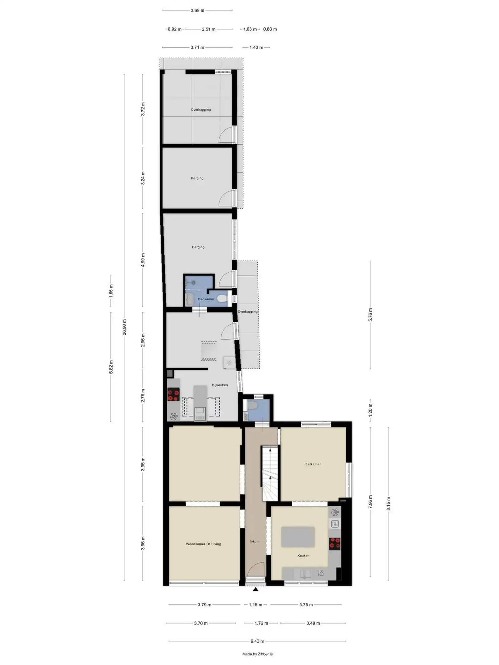 Ruime 3-gevelwoning (EPC B) met garage op 23a 59ca foto 8