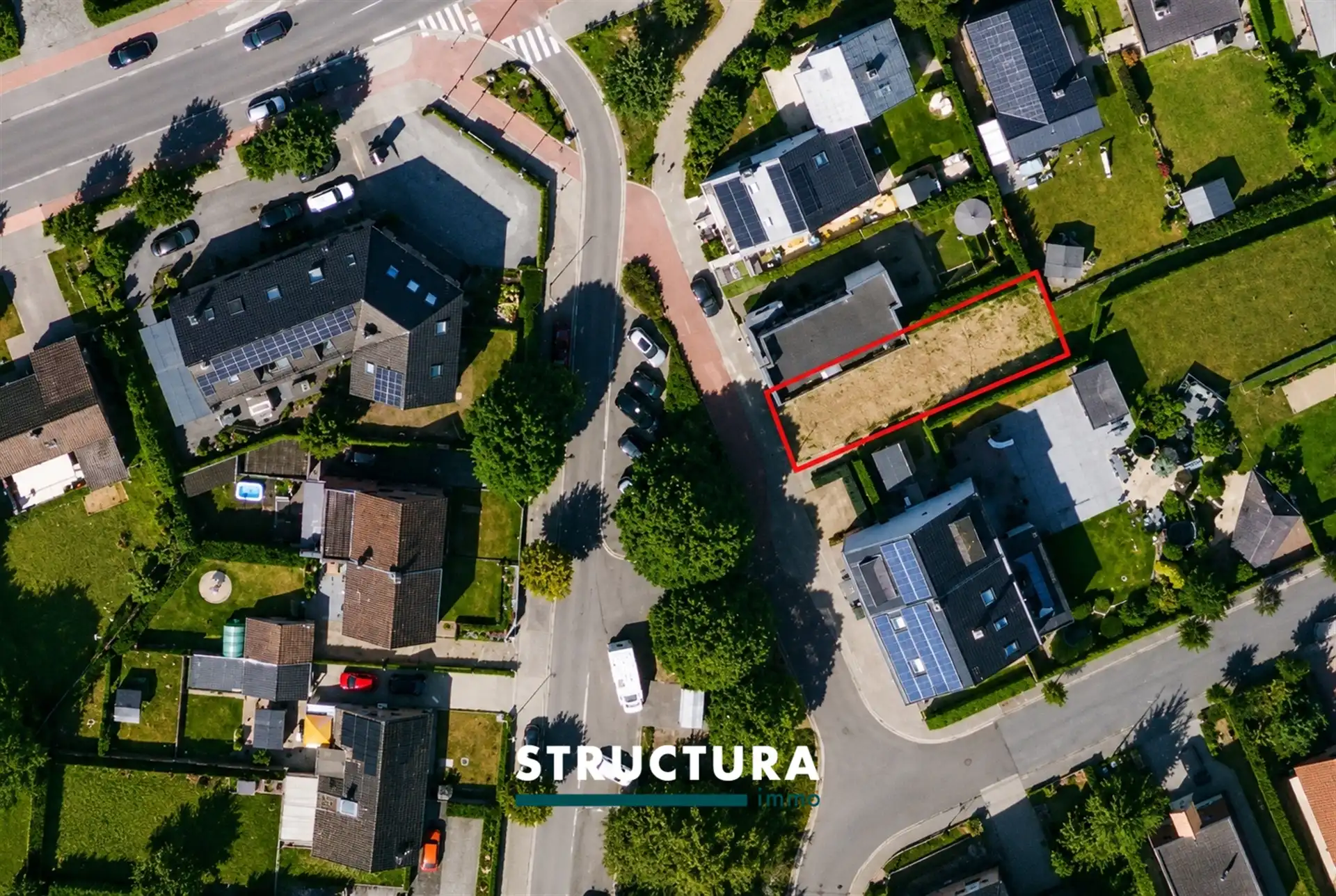 Bouwgrond voor halfopen bebouwing op zeer gunstige ligging foto 7