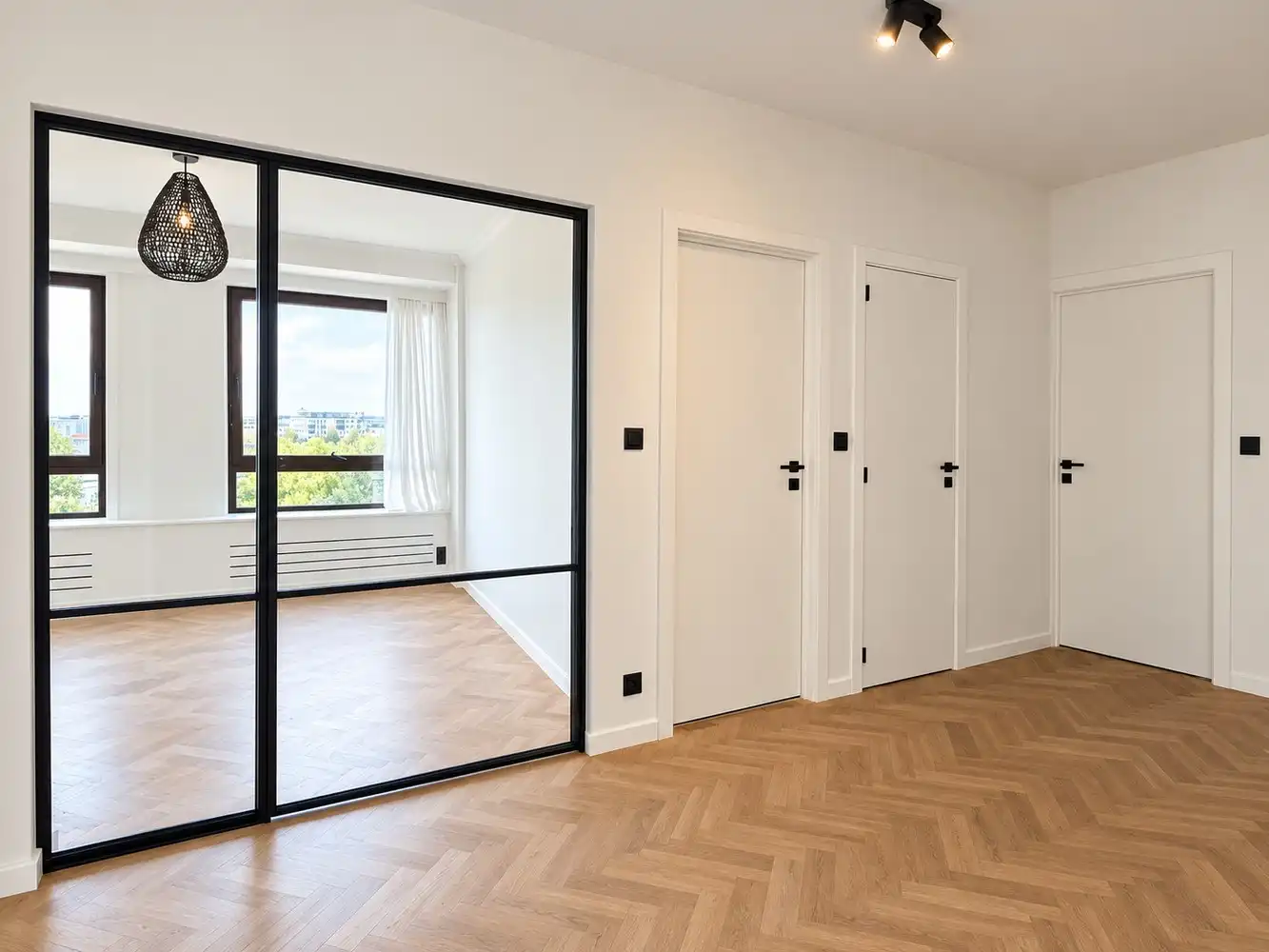 Hoogwaardig gerenoveerd en bijzonder elegant appartement met terras langs de Leie en panoramisch zicht over de stad Gent foto 9