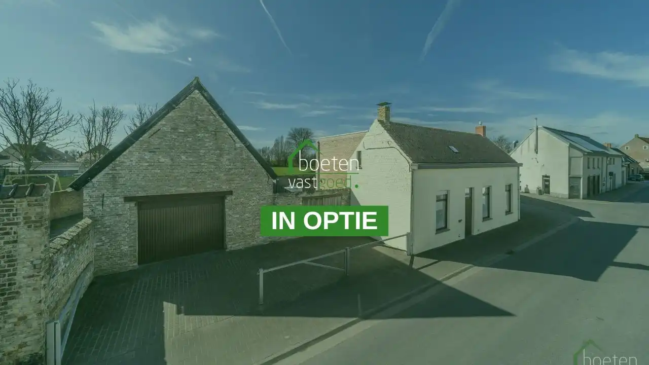 Hoofdfoto van de publicatie: GIJVERINKHOVE: Degelijk woonhuis met 3 slaapkamers, loods (ca 100m²), zonneterras en -tuin op 545m² grondopp.