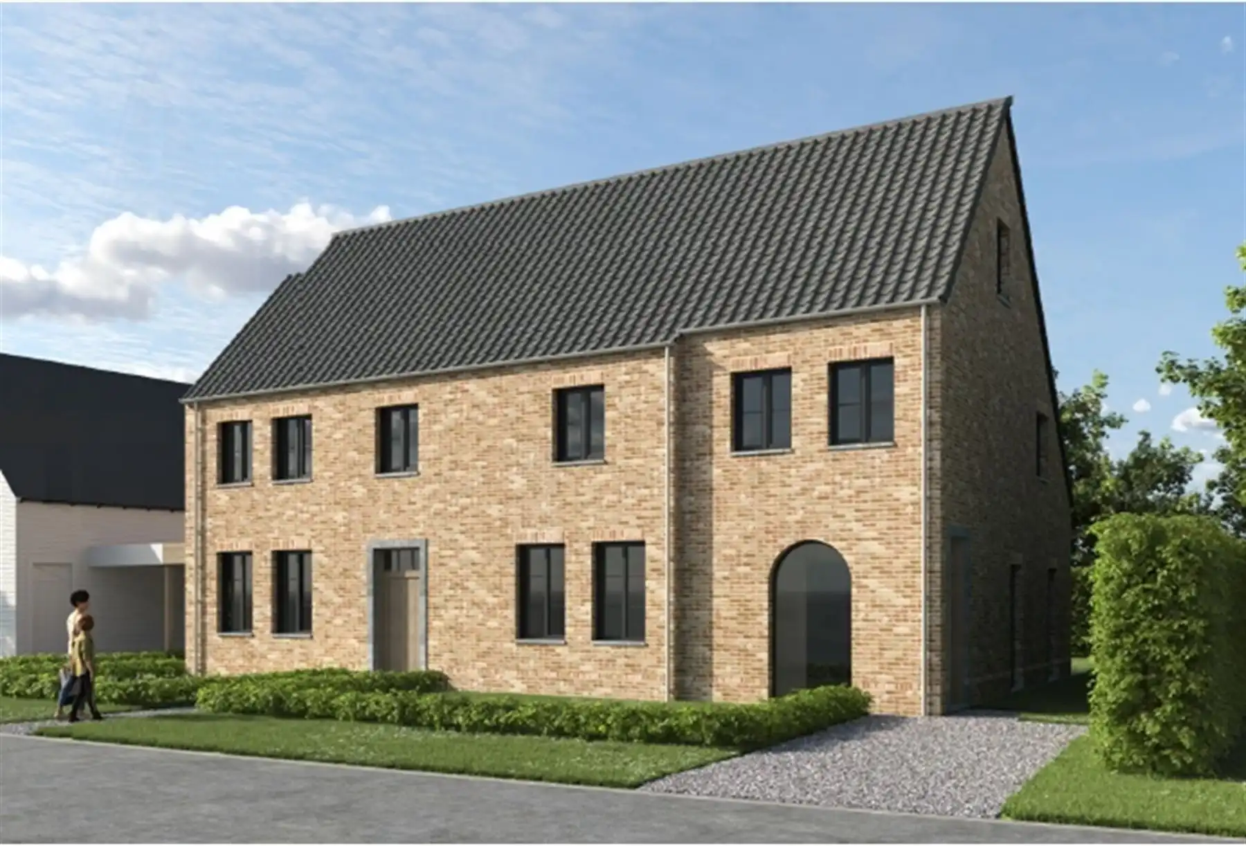 Ruime nieuwbouwwoning met landelijke stijl foto {{pictureIndex}}