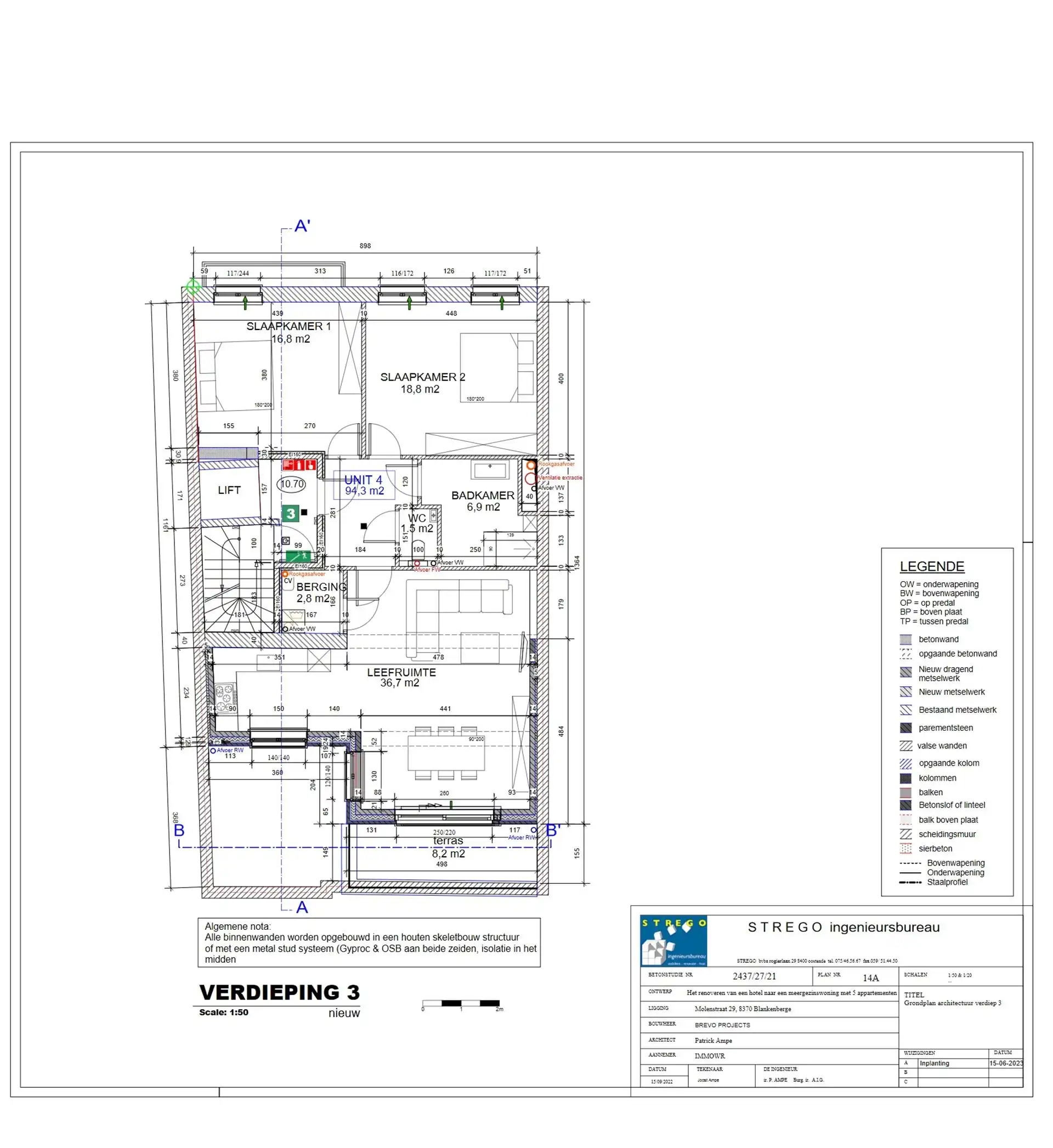 Stijlvol 2 slaapkamerapp. in het hart van Blankenberge
.  foto 2