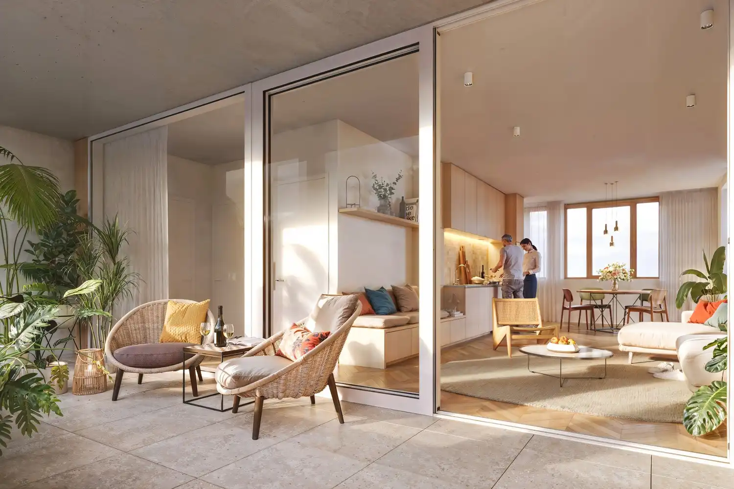 Ruim gelijkvloers appartement met tuin in De Scholier foto 3