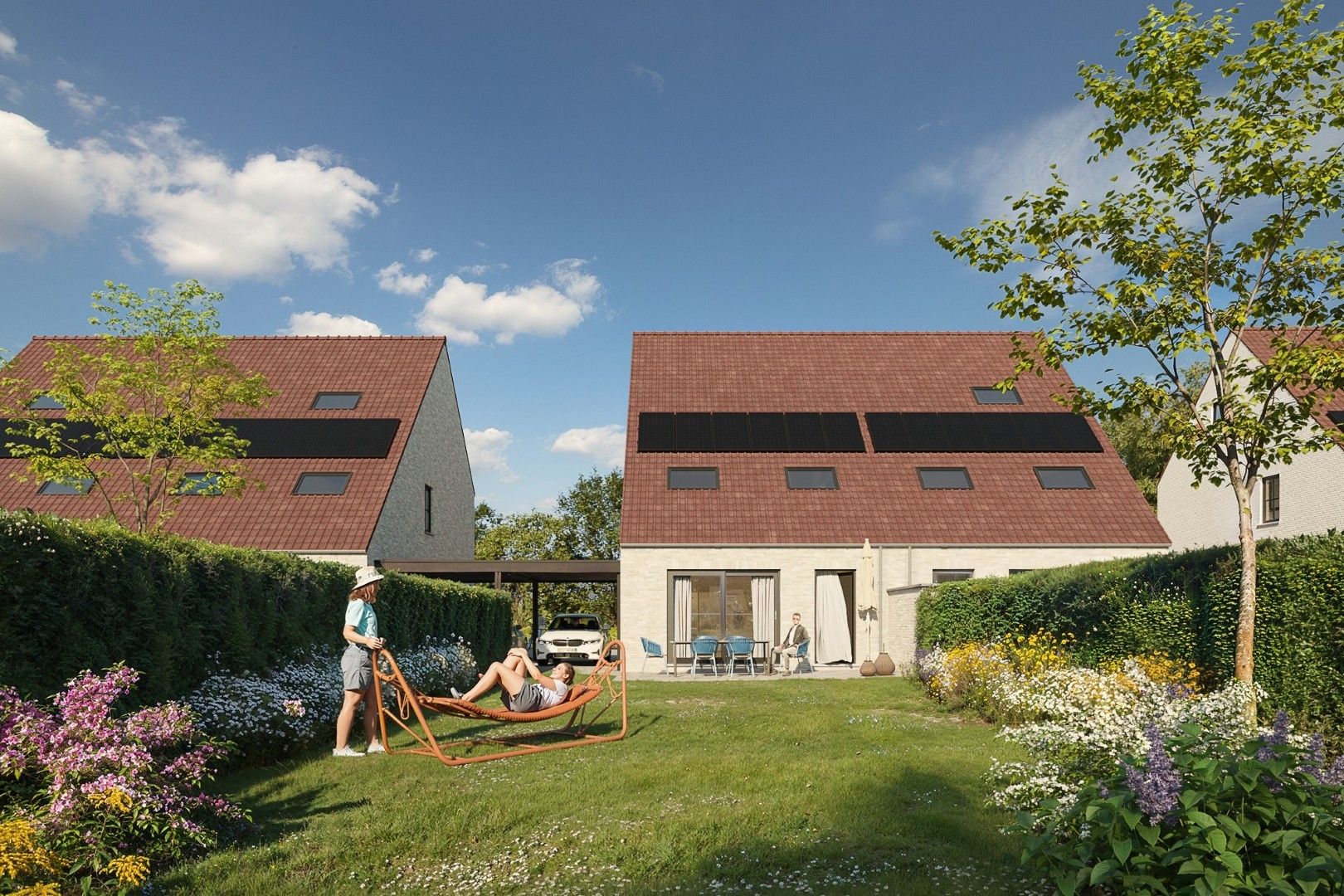 Energiezuinige halfopen bebouwing met ruime tuin foto 5