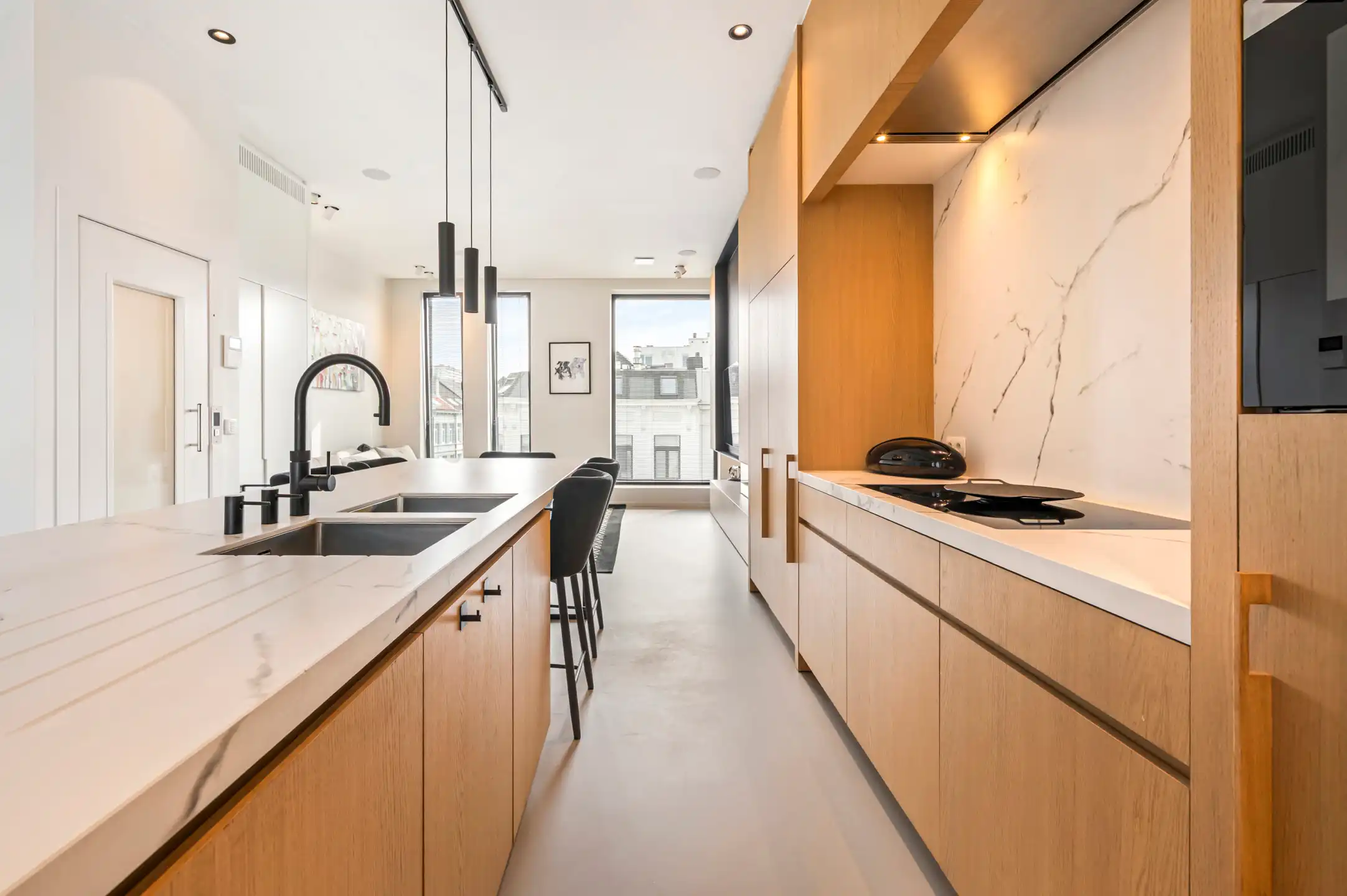 Luxueuze stadswoning met lift en zonneterrassen  foto {{pictureIndex}}