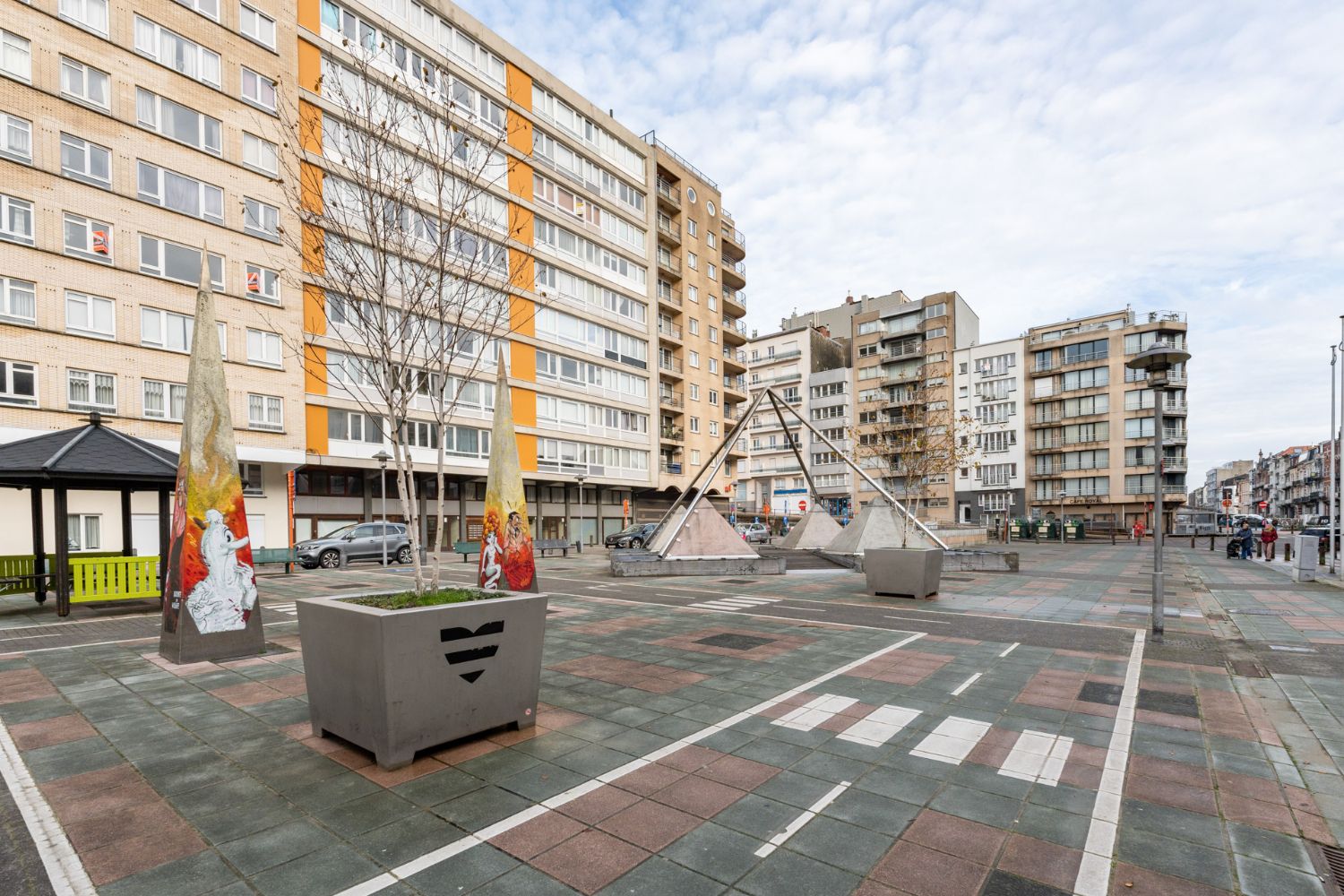 Studio in hartje Blankenberge met open zicht op het Casinoplein vlakbij het strand foto 16