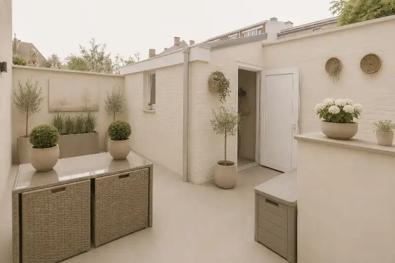 Perfect onderhouden, rustig gelegen woning met 3 slaapkamers (4 mogelijk) en tuinterras op een steenworp van het albertpark en de Leieboorden. foto 6