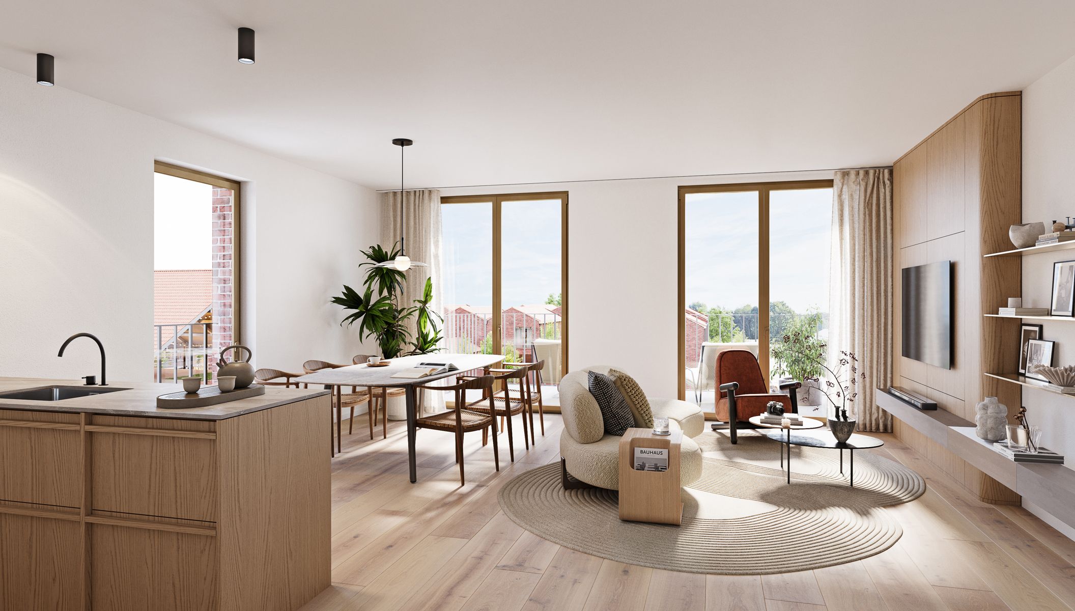 Nieuwbouw GLV-appartement | 1 slpk | Terras | Parking |  foto 2