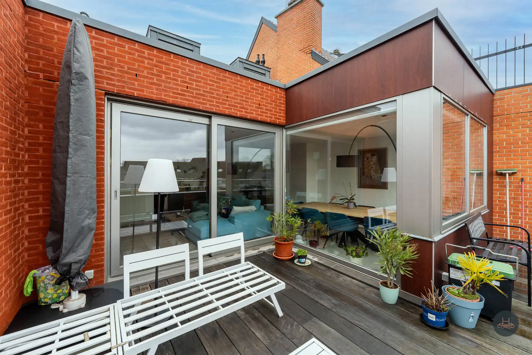 Zeer ruim duplex appartement in centrum Bonheiden foto 25