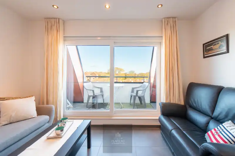 Recent duplex-appartement met één slaapkamer en slaaphoek. foto 10