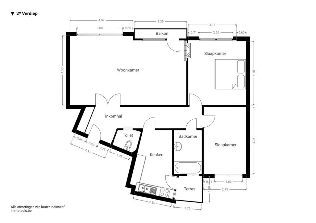 Op te frissen appartement nabij Te Boelaerpark foto 15
