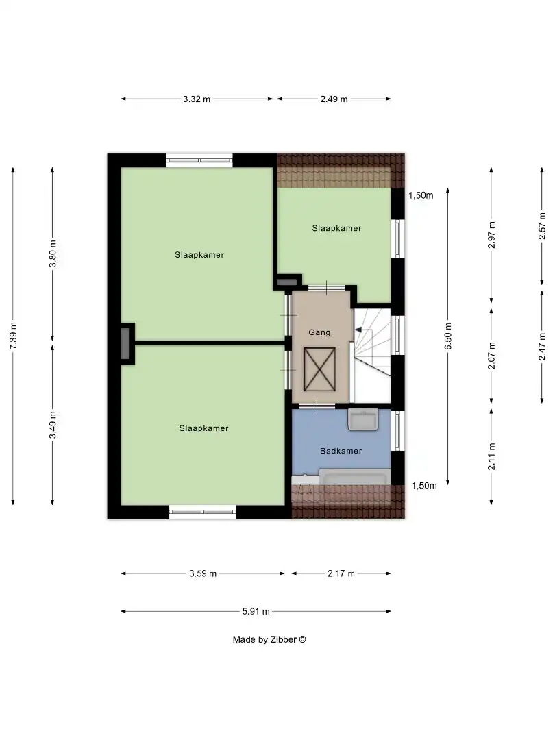 Half open bebouwing met 3 slaapkamers, zuid/west georiënteerd tuin op super ligging in Kessel-Lo!  foto 31