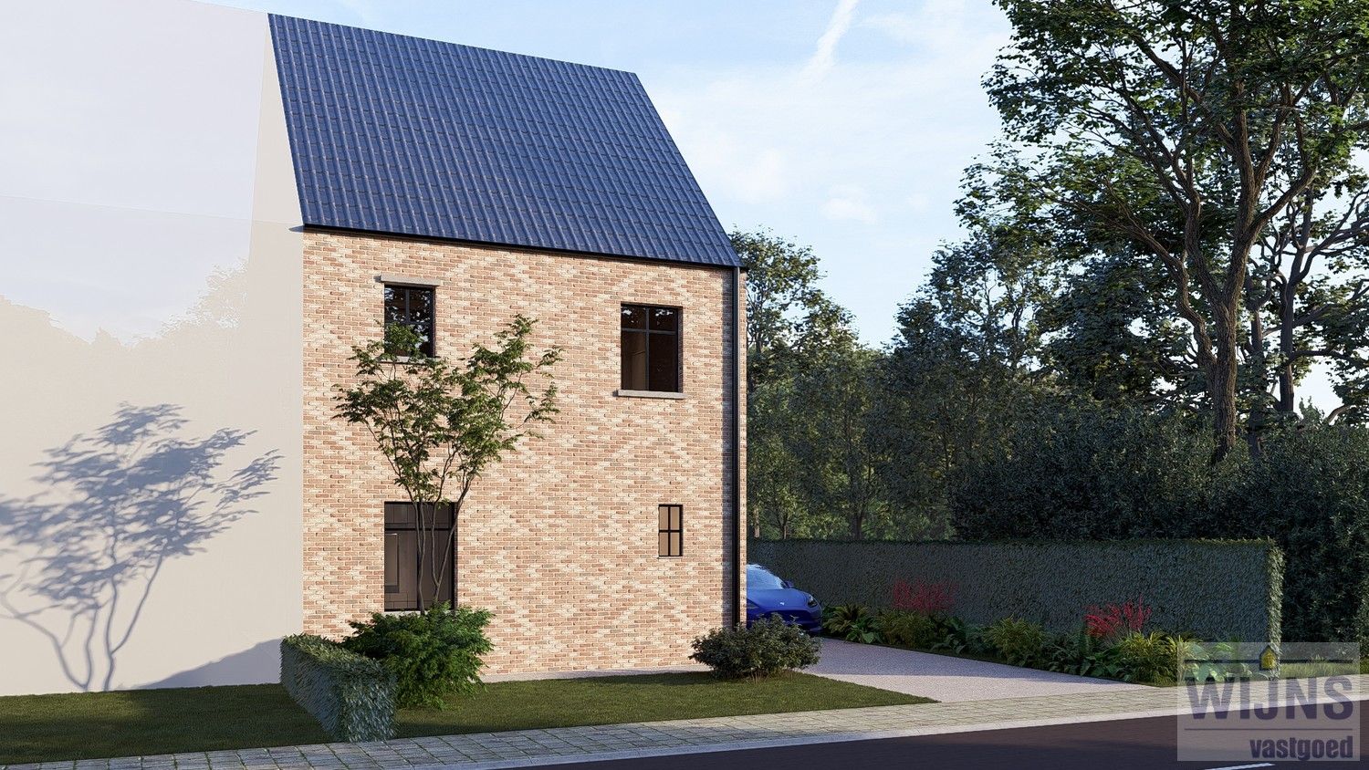 Halfopen nieuwbouwwoning: Ruwbouw winddicht. foto 2