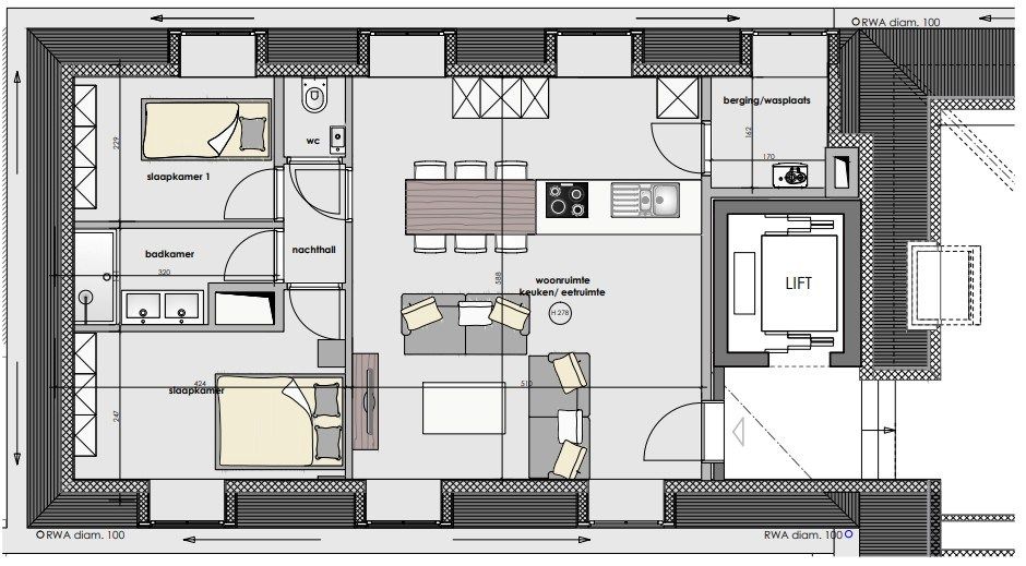 Exclusief wonen in Residentie Hotel d’Hanins de Moerkerke – Centrum Brugge foto 19