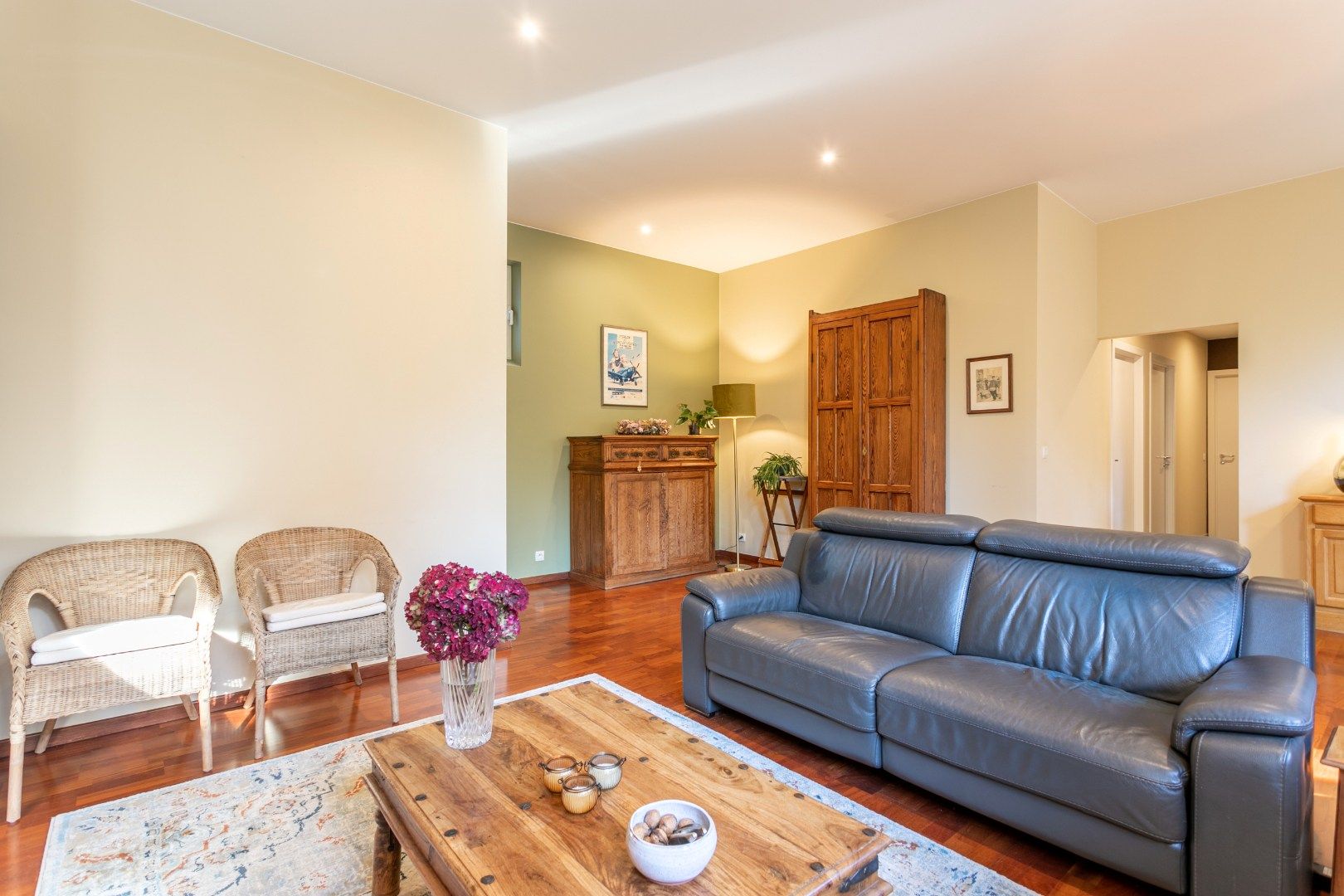 App. 3 slpk, 2 terrassen en garagebox  foto 2