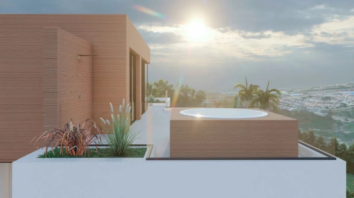 Architecturale parel aan de kust: ruime villa in alle luxe foto 9