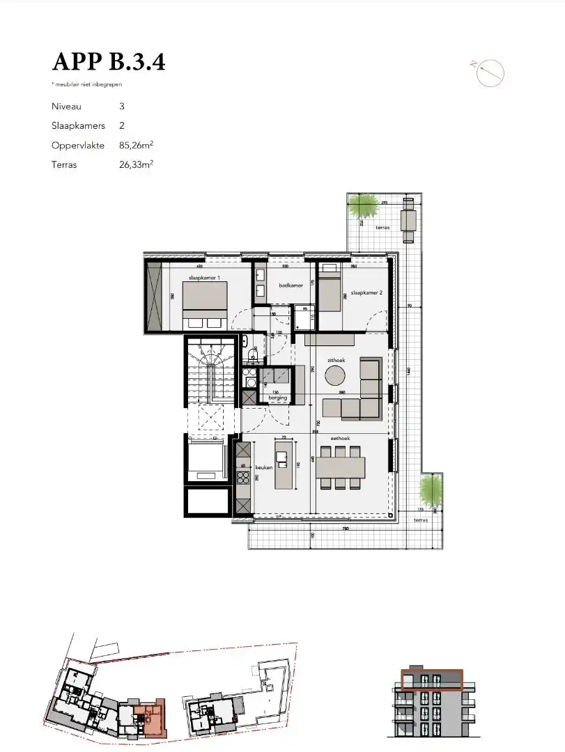 Prachtige penthouse met ruim terras foto 9