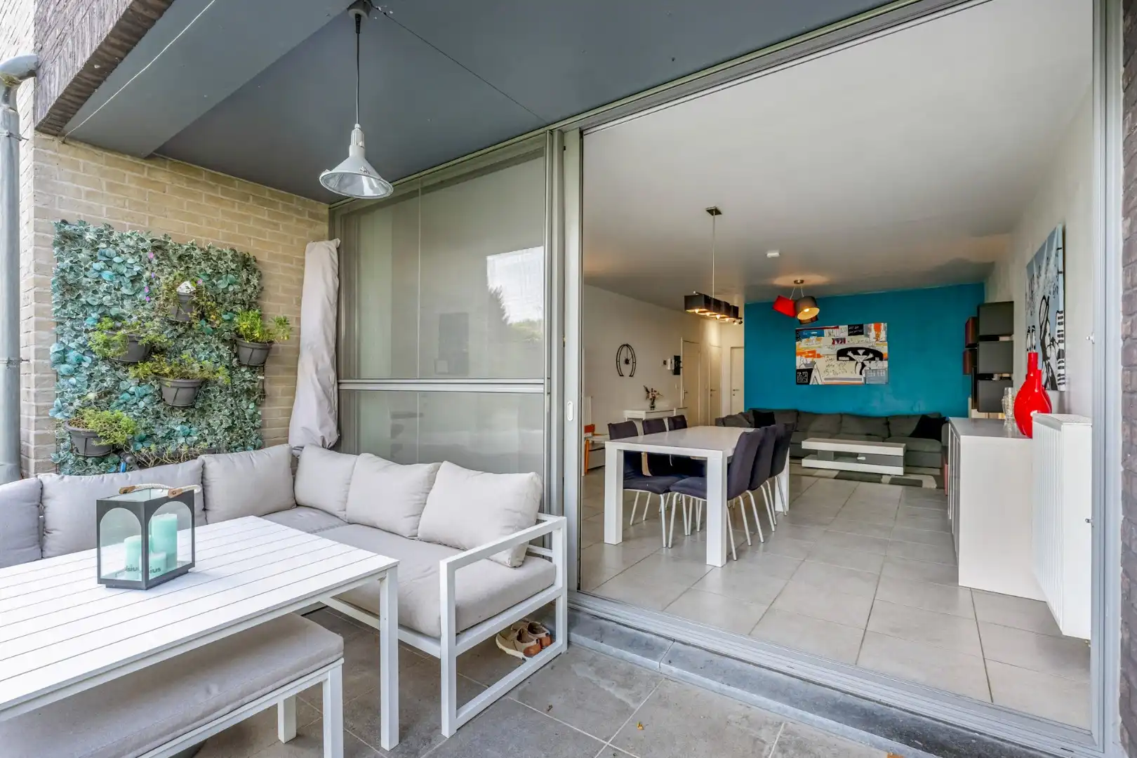Gelijkvloers appartement (105m²), 2 slpk, tuin/terras, autostaanplaats + kelderberging foto 8