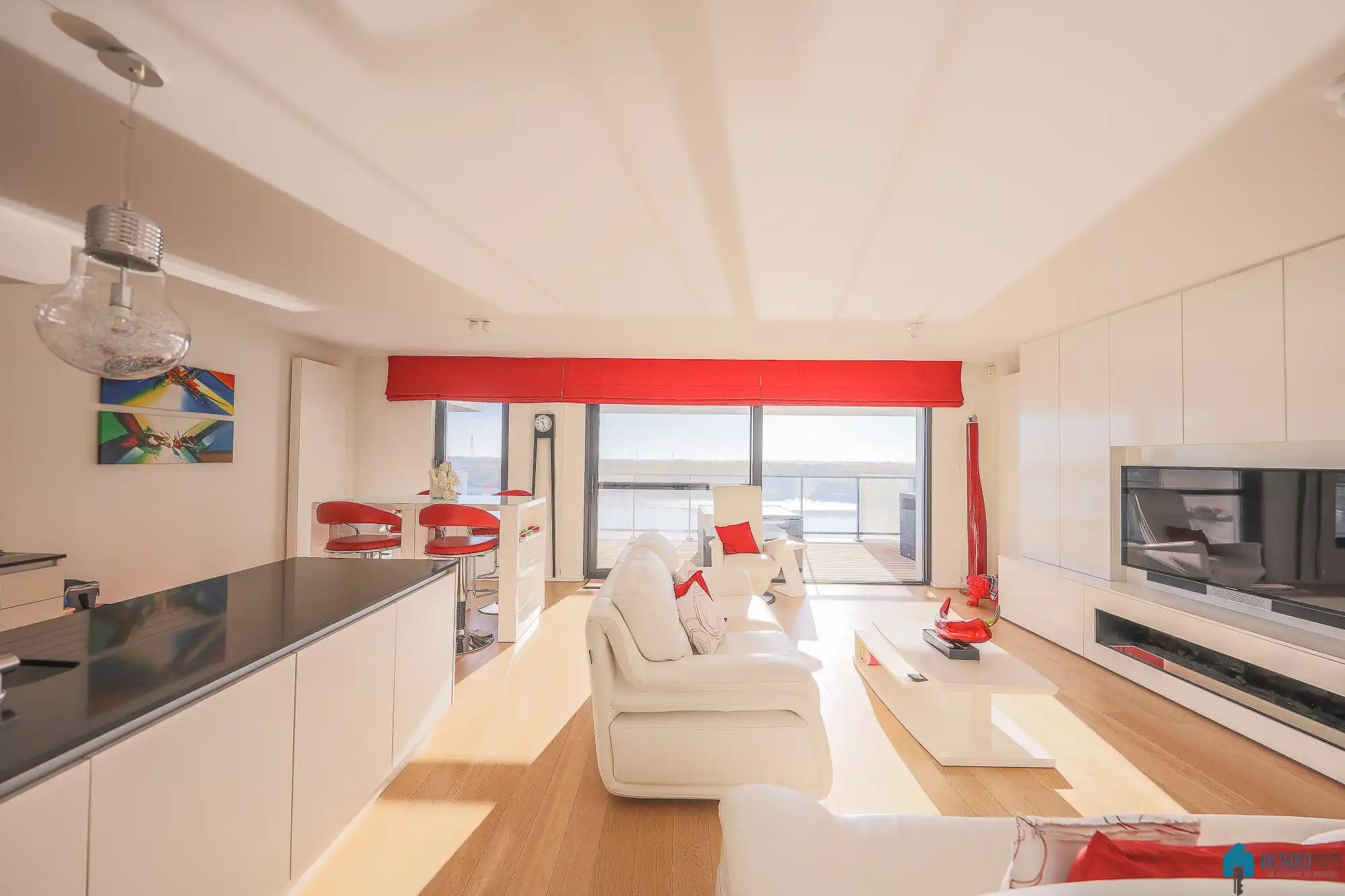 Appartement met terras zicht op de Schelde foto 12