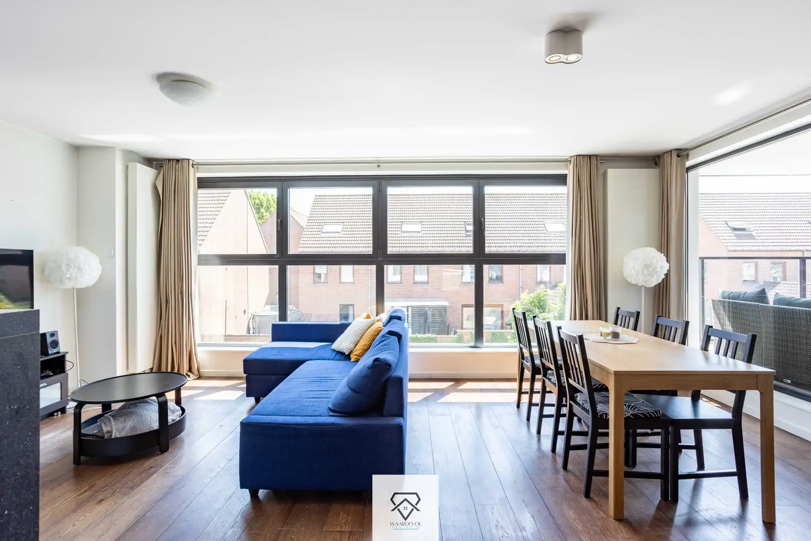 Lichtrijk hoekappartement met 2 slaapkamers en terras te Portus Ganda foto 8