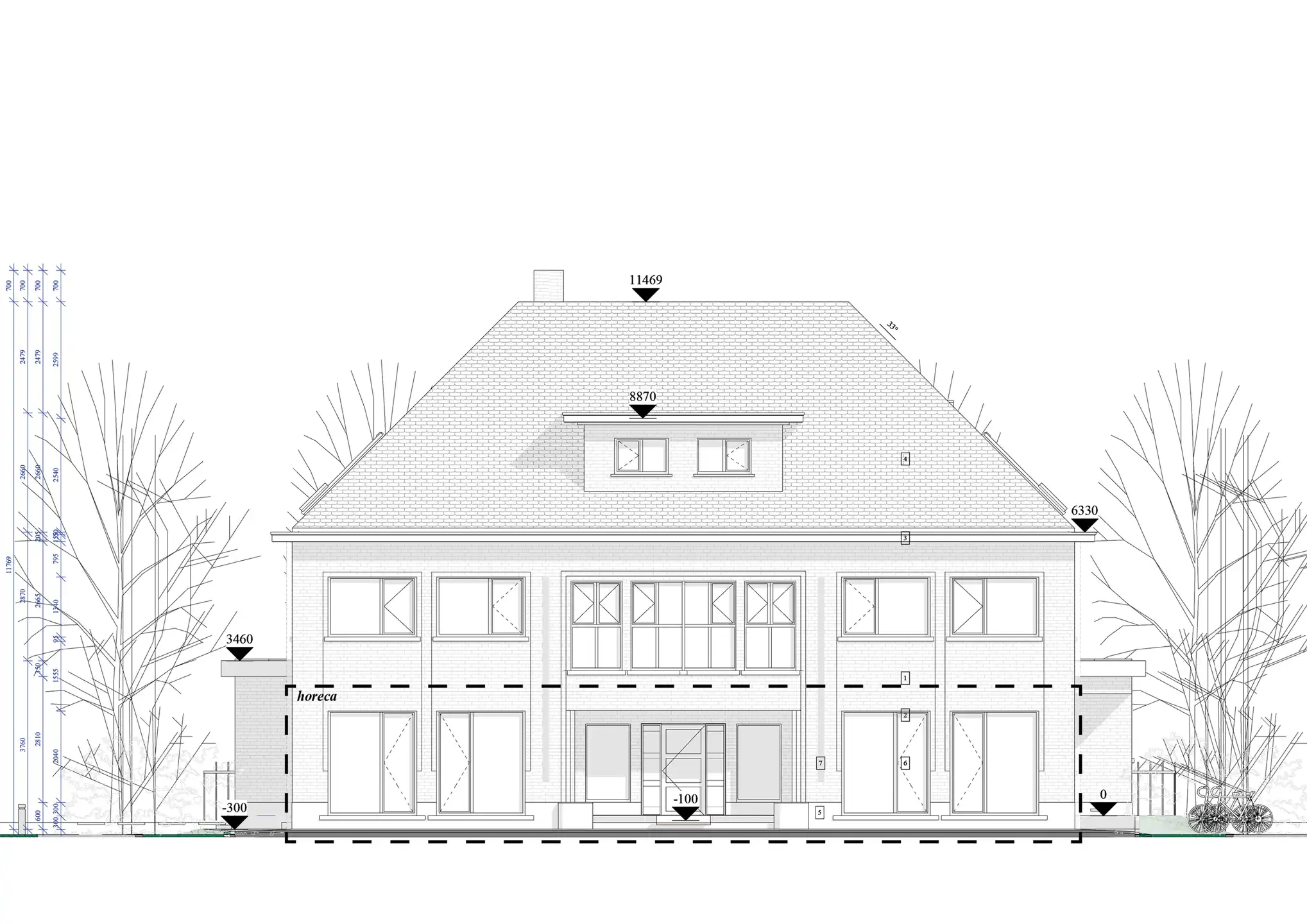 Karaktervolle horecaruimte met terras en kelder – volledig vernieuwd buitenschrijnwerk foto {{pictureIndex}}