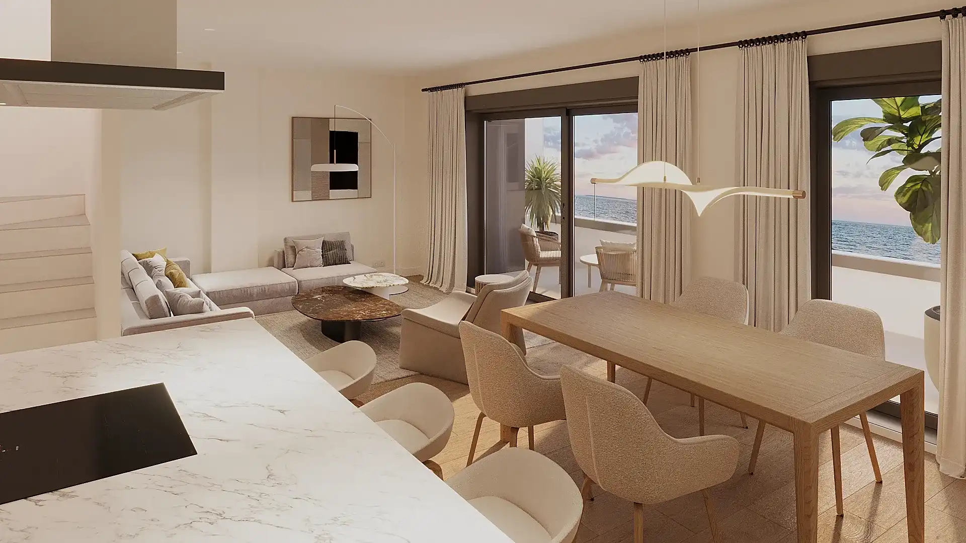 Nieuwe designappartementen in een exclusieve omgeving aan zee foto 4