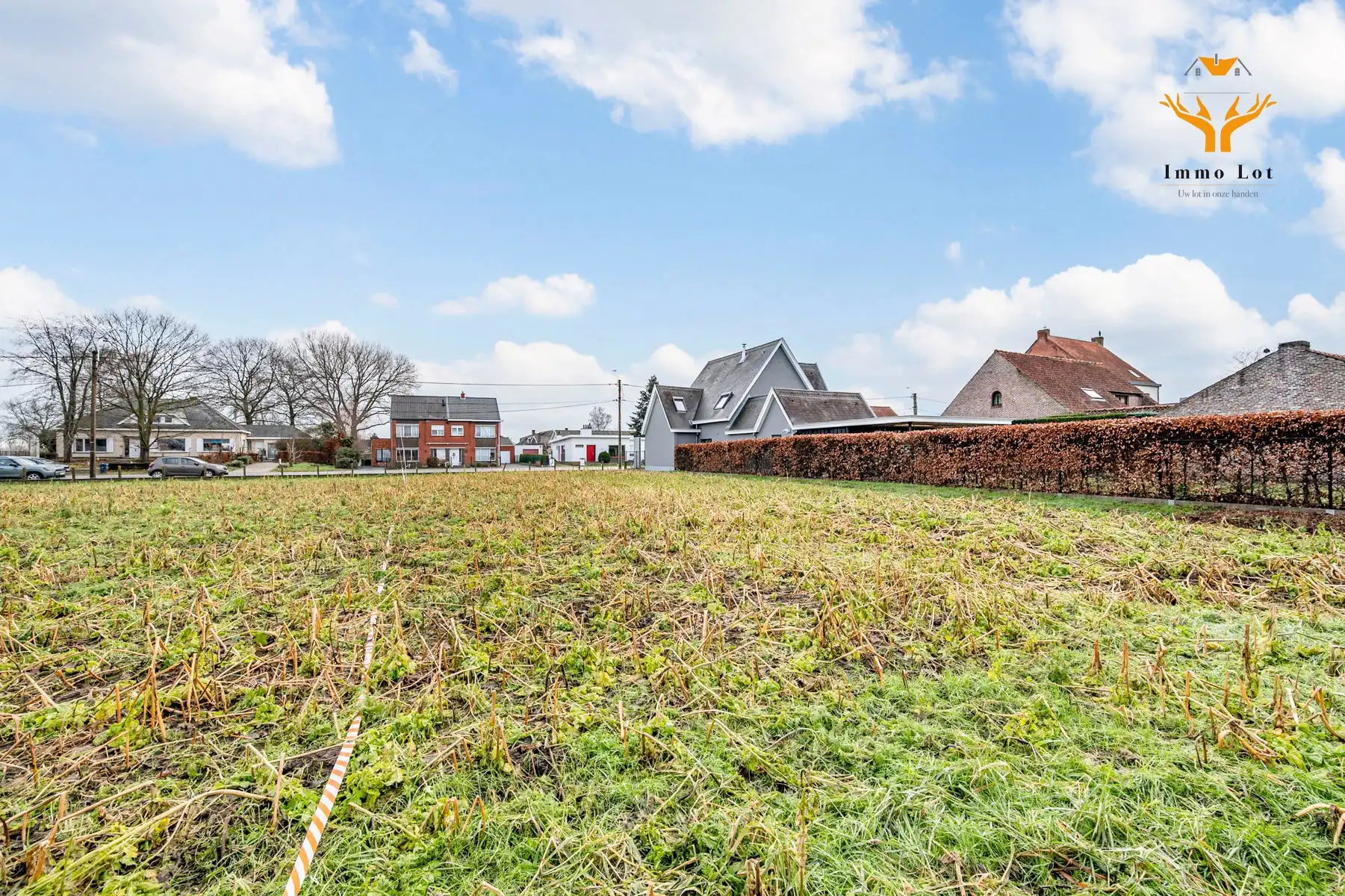 Ruime bouwgrond (770m²) voor open bebouwing in Overmere foto 6